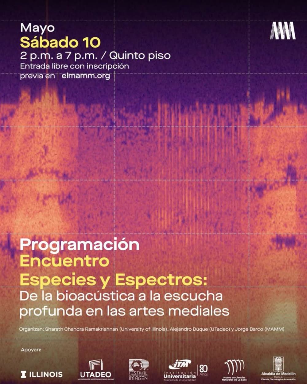 «Especies y Espectros: de la bioacústica a la escucha profunda en las artes mediales», encuentro co-organizado